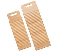 GALPADA Asse da Lavare a Mano in Bambù 2 Pezzi Beige Resistente Design Appendibile per Biancheria e Vestiti da Ragazzo Ragazza Uso Casa e Viaggio