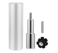 GALPADA Attrezzo Installatore Stella per Serie Sterzo Bici, Manico | Acciaio e Lega di Alluminio, per Tubi Sterzo 1-1/8 Pollici, Riparazioni fuori Casa, Colore Argento