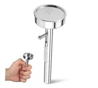 GALPADA Attrezzo le Polpette in Alluminio Argento Ergonomico Forma Rotonda per Preparare Polpette di Carne e Pesce in Cucina
