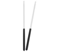 GALPADA Bacchette per Batteria Nere Antiscivolo 5a in Lega di Alluminio Impugnatura in Spugna, Comode per Rullante e Batteria Acustica, per Performance Musicali