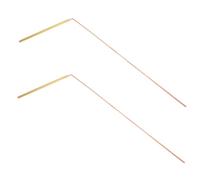 GALPADA Bacchette Radiestesia in Rame Flessibile 2 Pezzi per Rilevamento di Energia e Ricerca di Oggetti Sepolti Adatte a Dilettanti e Professionisti