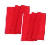 GALPADA Bandiere da Giardino in Poliestere 2 Pezzi Rosse 150X90 CM con Occhielli Bandiere da Evento Sportivo e Festival Decorazione Portatile per Feste All’Aperto e Parate