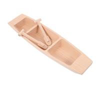 GALPADA Barca in Legno a Forma di Barca a Remi Beige con Funzione Decorativa per Camera da Letto e Collezione di Modelli