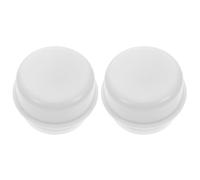 GALPADA Base per Meccanismo a Orologeria Fai da Te 2 Pezzi, Base Rotonda in Plastica Bianca per Carillon, Accessorio per Scatola Musicale Artigianale, per Lavori Creativi e Decorazioni