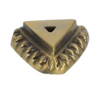 GALPADA Base per Vajra Tibetano in Lega di Rame Decorazioni Ornate, Strumento Religioso Sacro e Ornamento per Casa e Tempio Motivi Artistici Distintivi
