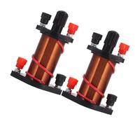 GALPADA Bobina Sperimentale di Induzione Elettromagnetica in Rame 2 Pezzi Bobina Solenoide Didattica Portatile per Esperimenti di Fisica e Insegnamento Dell’Elettromagnetismo
