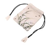 GALPADA Borsa di Stoccaggio di Perline Buddiste Piccola Custodia Decorativa Sacchetto di Caramelle Borsa per Coregne di Tazza da tè Piccola Borsa per Bomboniere Borsa Portaoggetti Tessuto