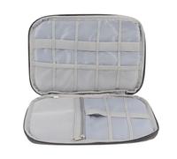 GALPADA Borsa Porta Orologio Portatile Oxford Grigia Custodia Protettiva per Orologi e Cinturini Organizer da Viaggio Compatto e Resistente per Uso Quotidiano