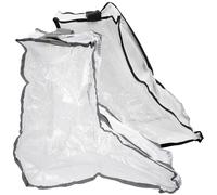 GALPADA Borsa Porta Stivali 2 Pezzi Trasparente Riutilizzabile, Custodia Portatile Antipolvere per Scarpe Alte Fino al Ginocchio, Organizer Multiuso per Viaggio e Casa