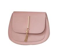 GALPADA Borsa Tracolla da Donna Design Semplice alla Moda Fringe in Ferro in Pelle Pu Leggera per Party ed Uso Quotidiano