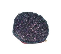 GALPADA Borsa Tracolla Donna Nera Design a Conchiglia e Paillettes, Raffinata e Chic Catena, Pratica da Portare per Ragazze e Signore