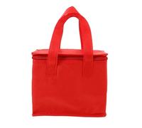 GALPADA Borse Isolanti Borsa Viaggio Isolare Freddo Isolato Pranzo Al Sacco Con Isolamento Termico Sacchetto Di Cibo Caldo Portatile Più Fresco Tessuto Non Tessuto Rosso