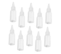 GALPADA Bottiglia per Miscelazione 30ml Aerografo 10 Pezzi | Pp e Acciaio, Monitoraggio del Colore e Miscelazione Uniforme, Protezione Anti-perdita per Uso Artistico