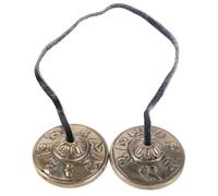 GALPADA Campane Tingsha in Rame Per Meditazione Piatti Mano Per Terapia Sonora Strumento Percussione Per Yoga e Consapevolezza