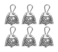 GALPADA Campanelli Vintage e Creatività DIY 6 Pezzi in Lega Argento Design Affascinante per Gioielli Fai da Te per Collane e Progetti Artigianali
