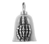 GALPADA Campanello Vintage in Acciaio Titanio per Gioielli Fai da Te Ciondolo Retro per Collane e Bracciali, Decorazione Originale per Artigianato, Accessorio per Addobbi Natalizi