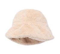 GALPADA Cappello da Donna in Beige Inverno Pieghevole e Traspirante Accessorio Casual Secchiello 1 Pezzo