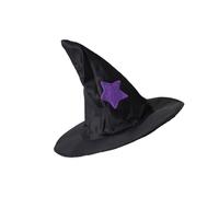 GALPADA Cappello da Strega Nero per Gatti, Accessorio Raffinato e Semplice per Costume Halloween e Feste a Tema per Animali Domestici