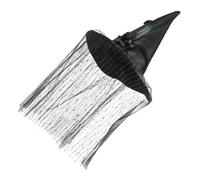 GALPADA Cappello Strega Halloween Argento con Velo in Pizzo Leggero per Feste Cosplay Adulti e Teenager Decorazione Costume Party Carnevale