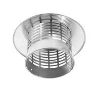 GALPADA Cappello Ventilazione in 304 Inox Stufa Antipioggia Argento, Copertura la da 110mm, Mantiene Elimina Odori Sgradevoli Scarico