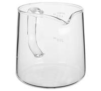 GALPADA Caraffa Caffè Borosilicato Resistente al Calore Caraffa Vetro Trasparente per Drip e Cold Brew per Casa Ufficio e Caffetterie Design Handbrew per Controllo Intensità