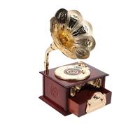 GALPADA Carillon retrò in ABS Piccolo, Scatola Melodica Decorativa a Carica Manuale, Carillon Classico da Tavolo per Arredamento Casa e Regalo FESTIVITÀ