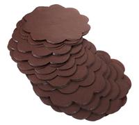 GALPADA Carta da Imballaggio Alimenti Resistente All’olio 500 Fogli Formato 15 Cm Bordo a Fiore per Hamburger, Panini, Patatine Fritte e Picnic, Carta da Forno Antiaderente per Cucina