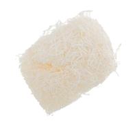 GALPADA Carta da Riempimento per Scatole Regalo 100g Bianca in Rafia Triturata Piegata, Materiale Decorativo per Confezioni Natalizie, Matrimoni e Compleanni, Accessorio per Imballaggi