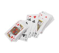 GALPADA Carte Da Gioco in Braille Per Non Vedenti Caratteri Grandi e Tattili Adatte Giochi Di Carte Vari Dimensioni Comode Per Uso Pratico