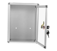 GALPADA Cassetta Delle Lettere Multifunzionale in Lega Di Alluminio Resistente Per Ufficio e Luoghi Pubblici Serratura e Design Salvaspazio Da Parete