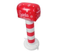 GALPADA Cassetta Postale Natalizia Gonfiabile da Esterno 42 Pollici Pvc | Riutilizzabile e Resistente alle Intemperie, Montaggio Rapido, per Spazi Esterni e Feste, Stagione Dopo Stagione