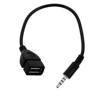 GALPADA Cavo Adattatore Audio da 3,5 Mm a USB per Auto, Convertitore Jack Audio Compatto e Resistente, Connettore Plug And Play per Autoradio e Dispositivi Elettronici Automobilistici