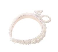 GALPADA Cerchietto come 40° Compleanno Bianco Perle Finte Elegante Comodo da Indossare per Donne e Ragazze per Feste Formali e Compleanni Importanti
