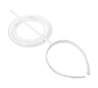 GALPADA Cerchietto Corona Aureola Angelo Bianco, Accessorio Versatile e Facile da Indossare per Cosplay e Feste di Carnevale