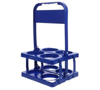 GALPADA Cesta Portaoggetti Pieghevole in Pp per Bottiglie, Portabottiglie Portatile Manico, Design Classico e Pratico, per Trasporto di Birra e Bevande