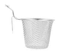 GALPADA Cestello Per Pasta in Acciaio Inox Foro Per Appendere, Colino Per Spaghetti e Utensili Da Cucina, 14.5x13x11cm, Adatto Per Casa e Hotel