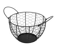 GALPADA Cestino in Ferro Design Rustico Originale Vintage Grande Capacità Resistente alla Ruggine per Casa e Ristorante per Uova e Frutta
