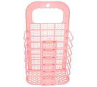 GALPADA Cestino per Foraggiamento Pollame in Plastica Rosa, Contenitore Piccolo per Cibo di Pulcini e Galline, Riutilizzabile e Decorazione per Gabbia Pet