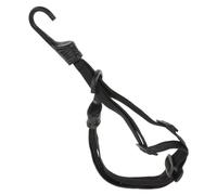 GALPADA Cinghia Elastica Nera in Gomma con Ganci per Fissaggio Sicuro e Stabile di Caschi e Bagagli per Veicoli a Due Ruote e Scooter