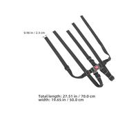 GALPADA Cinghie di Sicurezza Regolabili per Seggiolone a 5 Punti Set da 4 Pezzi Nero Compatibili Passeggini e Seggioloni Meccanismo di Sgancio Rapido per Uso Quotidiano e Pasti in Casa