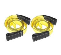 GALPADA Cinghie per Sollevamento in Poliestere 2 Pezzi, Fascia Piatta ad Alta Resistenza, Leggero e Robusto, per Costruzione e Ingegneria Civile