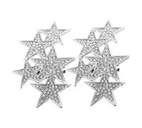 GALPADA Ciondoli Per Scarpe Da Sposa a Forma Di Stella Clip in Ottone, Decorazioni Per Tacchi Alti Rimovibili, Gioielli Per Scarpe Glitterati Per Donne e Ragazze in Eventi Formali