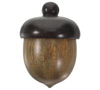 GALPADA Ciondolo in Legno Fai-Da-Te Multifunzionale per Donna, Diffusore Aromatico e Contenitore per Piccoli Oggetti, Forma di Noce, Design Raffinato e Delicato, Decorazione Festiva