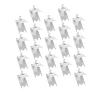 GALPADA Clip Per Ripiani Frigorifero in Acciaio Inox 304 Spessore 1,5 Mm, Supporti Per Mensole Congelatore, Ganci Stoccaggio Resistenti Per Frigoriferi Commerciali, Set Da 20 Pezzi