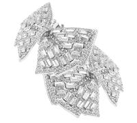 GALPADA Clip per Scarpe da Matrimonio Argento con Pietre Brillanti 2 Pezzi Removibili Decorazione Elegante per Tacchi da Donna per Festa e Cerimonia