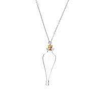 GALPADA Collana Ciondolo Bottiglia di Vetro Piccola Mini Barattolo Trasparente Resistente per Viaggio e Occasioni Speciali