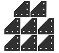 GALPADA Connettore Staffe di Estrusione Resistenti Antiruggine in Lega di Alluminio 5 Fori Angolare 8 per Estrusi Serie 2020 per Strutture Industriali, Robotica e Cnc