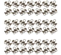 GALPADA Connettori per Gioielli in Lega Marrone 11x12 Mm 100 Pezzi | Creazione Gioielli e Crafts, Leggeri e Delicati, Set da 100pezzi per Componimenti DIY