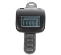 GALPADA Contavasche Nuoto Digitale a Dito Display Chiaro, Design Ricaricabile in Silicone Nero, Contatore Manuale per Running e Lavori a Maglia