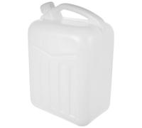 GALPADA Contenitore d'Acqua Portatile Manico, 10, Plastico Bianco | Corpo Trasparente Controllo Livello, per Acqua Potabile e Ghiaccio, Uso Campeggio e Attività All'aperto